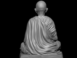 Mahatma Gandhi sculpture Modelo de Impressão 3D