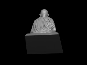 Mahatma Gandhi sculpture Modelo de Impressão 3D