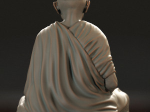 Mahatma Gandhi sculpture Modelo de Impressão 3D