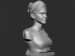 Emma Watson 3D Принт Модель