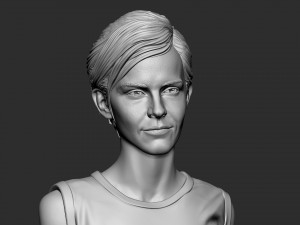 Emma Watson 3D Принт Модель