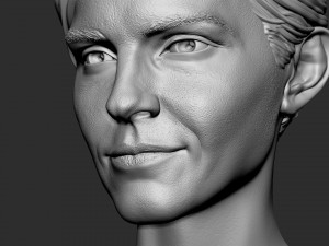 Emma Watson 3D Принт Модель