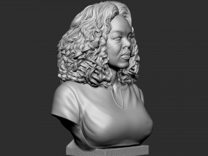 Oprah Winfrey 3D Print Model