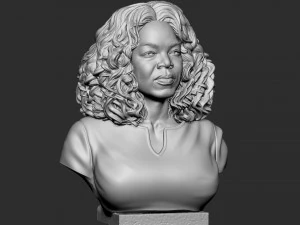 Oprah Winfrey 3D Print Model
