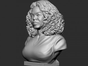 Oprah Winfrey 3D Print Model