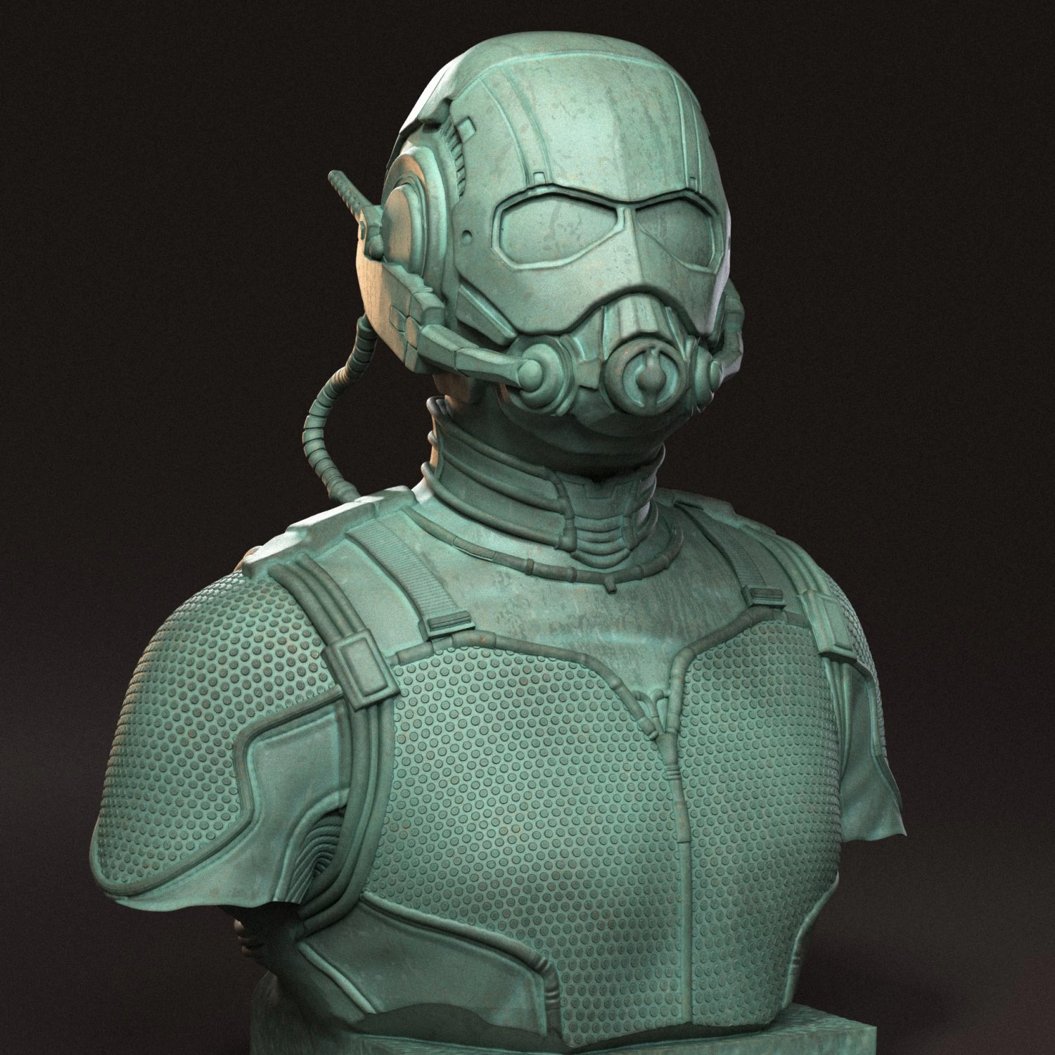 Ant-Man 3D Print Model .c4d .max .obj .3ds .fbx .stl .blend