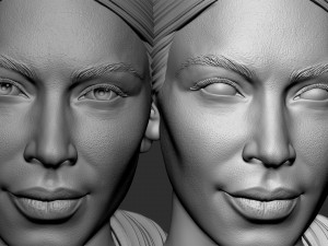 Kim Kardashian 3D Print Model