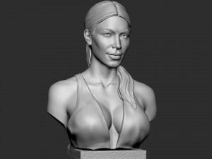 Kim Kardashian 3D Print Model