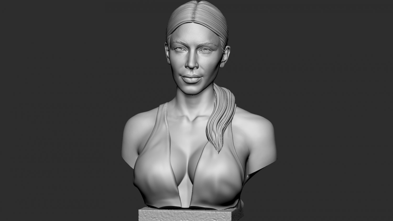 Kim Kardashian 3D Принт Модель In Скульптуры 3DExport