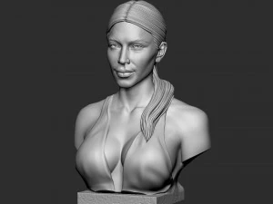 Kim Kardashian 3D Print Model