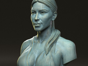 Kim Kardashian 3D 프린트 모델