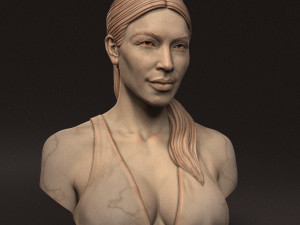 Kim Kardashian 3D Print Model