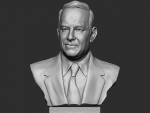 Tom Hanks 3Dプリントモデル