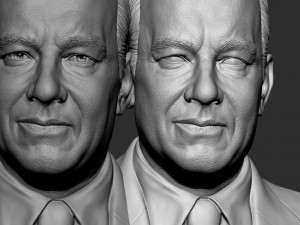 Tom Hanks 3Dプリントモデル