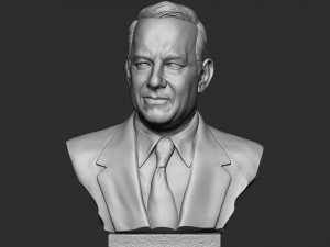 Tom Hanks 3Dプリントモデル