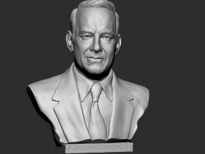 Tom Hanks 3Dプリントモデル