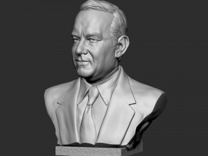 Tom Hanks 3Dプリントモデル