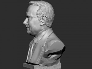 Tom Hanks 3Dプリントモデル