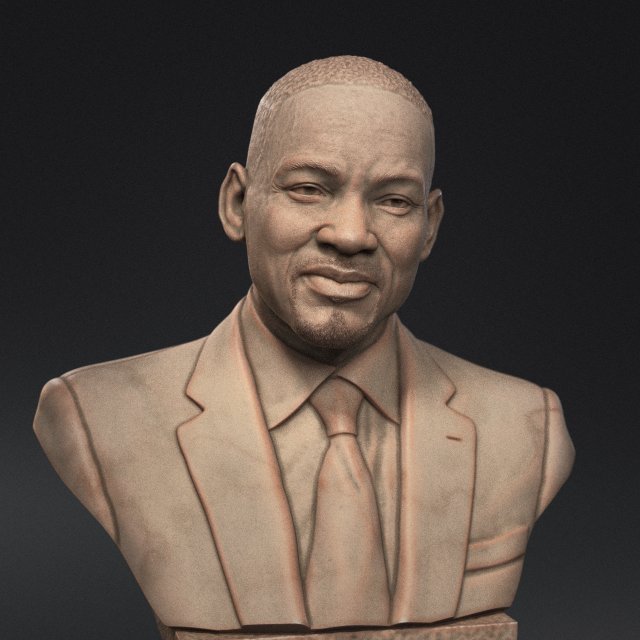 Will Smith 3Dプリントモデル .c4d .max .obj .3ds .fbx .stl .blend 