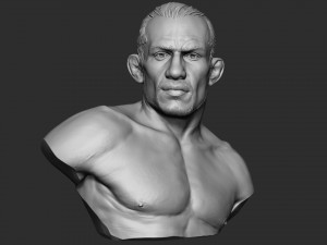 Tony Ferguson bust Modelo de Impressão 3D