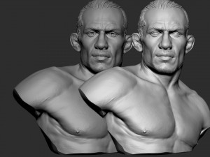 Tony Ferguson bust Modelo de Impressão 3D
