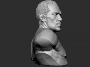 Tony Ferguson bust Modelo de Impressão 3D