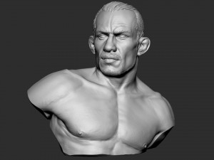 Tony Ferguson bust Modelo de Impressão 3D