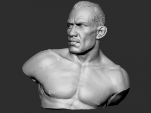 Tony Ferguson bust Modelo de Impressão 3D