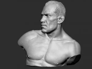 Busto de Tony Ferguson Modelo de Impressão 3D