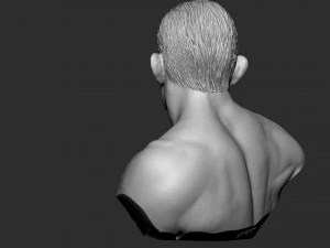 Busto de Tony Ferguson Modelo de Impressão 3D