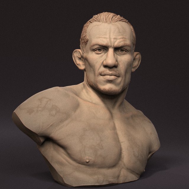 Tony Ferguson bust Modelo de Impressão 3D .c4d .max .obj .3ds .fbx .stl .blend 