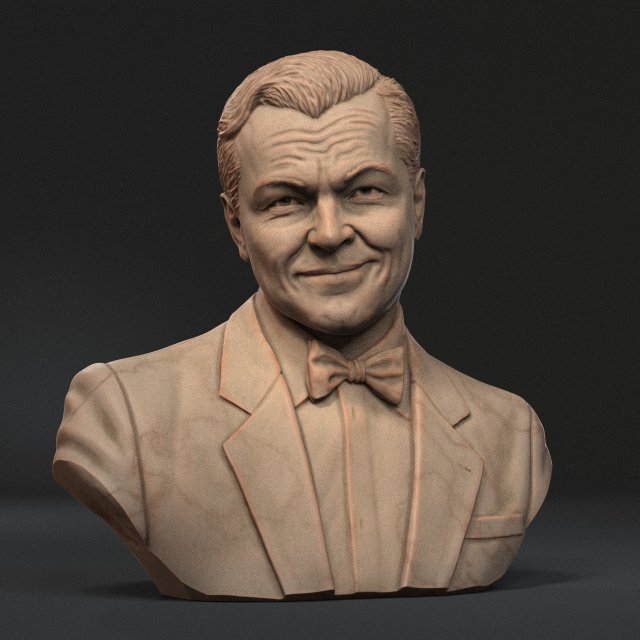 Leonardo DiCaprio as gatsby 3Dプリントモデル .c4d .max .obj .3ds .fbx .stl .blend 