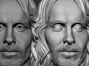 Jared Leto Model Cetak 3D