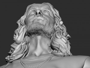 Jared Leto Model Cetak 3D