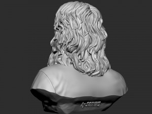 Jared Leto Model Cetak 3D