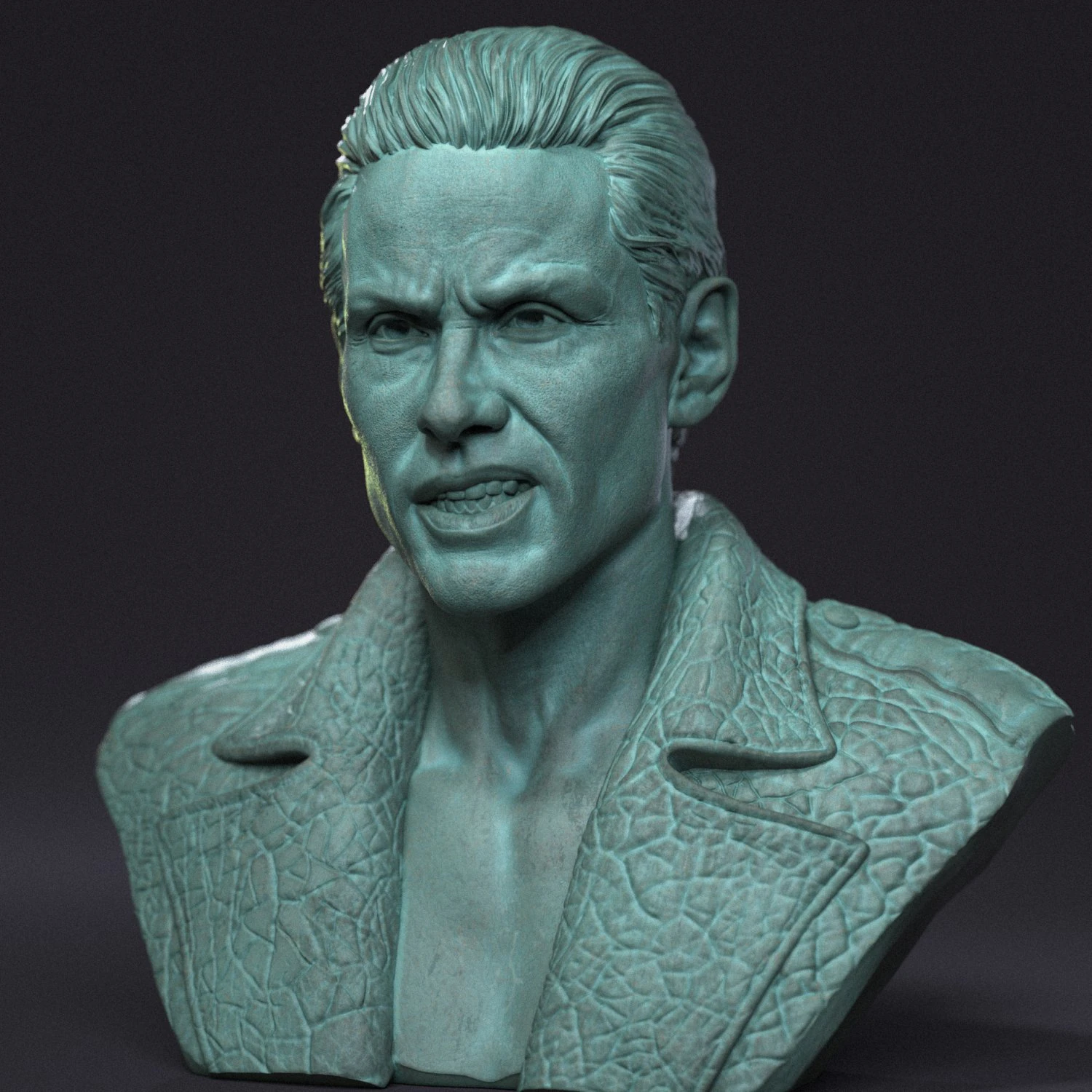 Jared Leto as Joker 3D Print Model .c4d .max .obj .3ds .fbx .stl .blend 