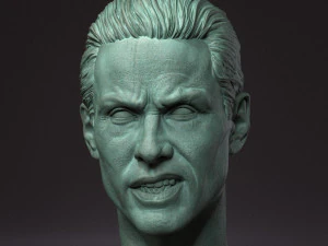 Jared Leto als Joker-Kopf 3D Druckmodell