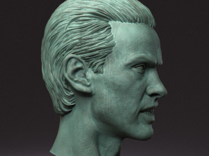 Jared Leto as Joker head 3D Print Model