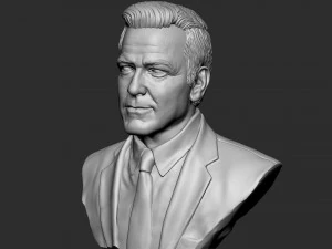 George Clooney 3D Print Model
