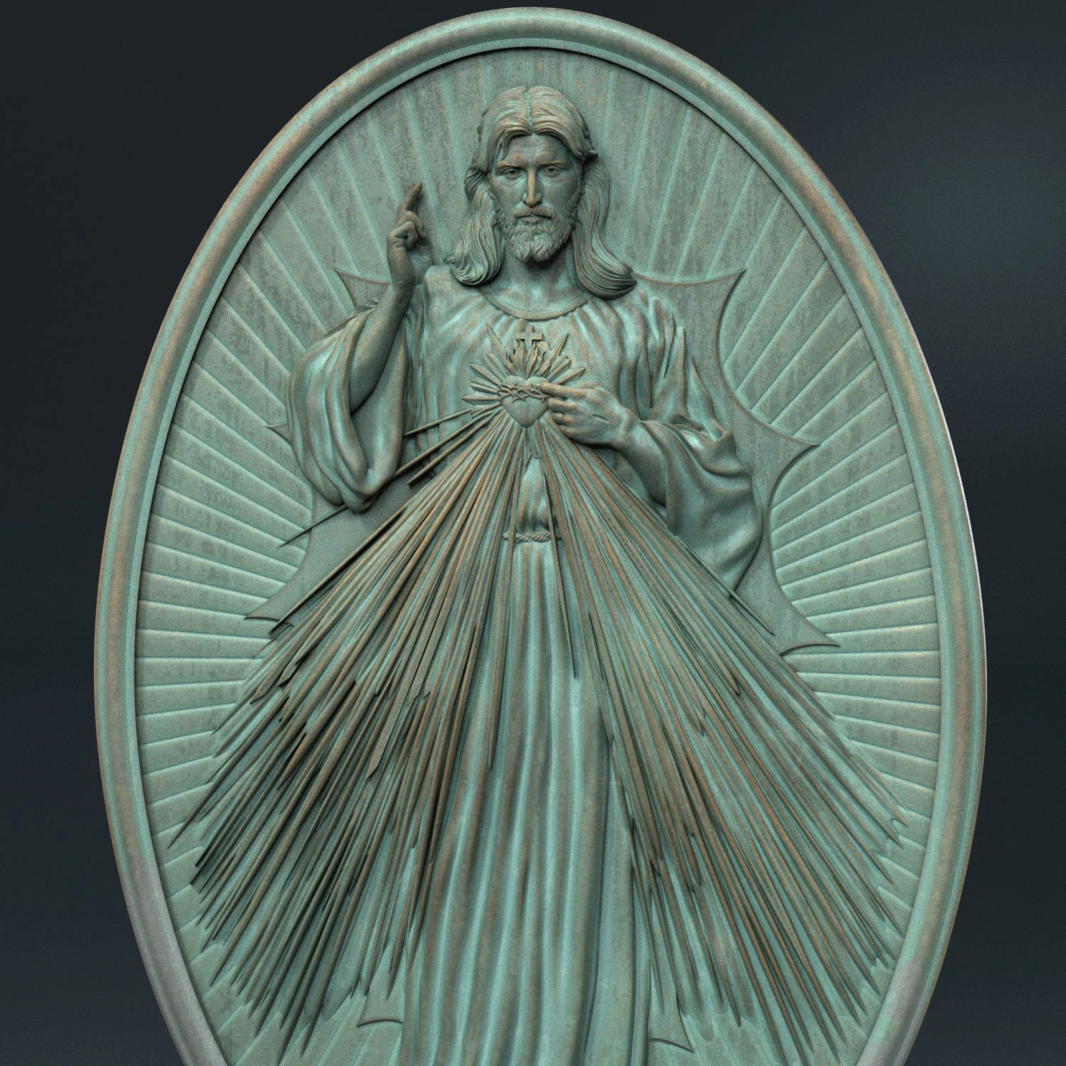 Jesus Al&iacute;vio 11 Modelo de Impressão 3D .c4d .max .obj .3ds .fbx .stl .blend 