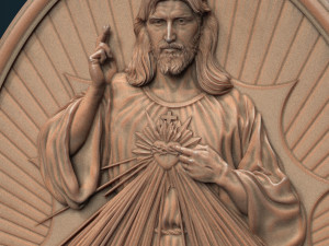 Jesus Relief 11 3D Print Model