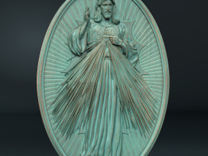 Jesus Relief 11 3D Print Model