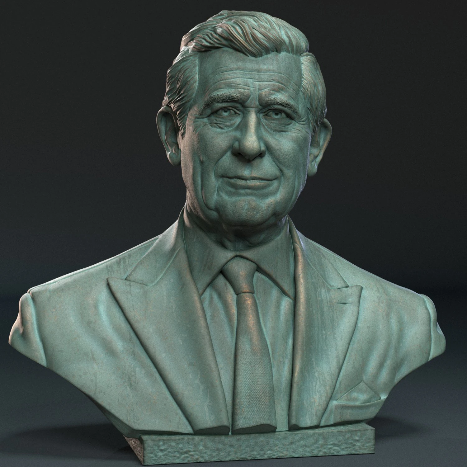 Charles III 3D Print Model .c4d .max .obj .3ds .fbx .stl .blend 