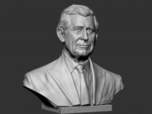 Charles III 3D Print Model
