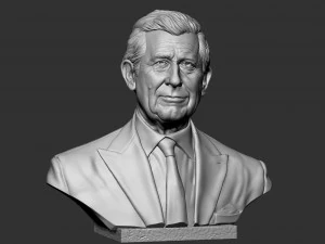 Charles III 3D Print Model