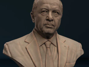 Recep Erdogan 3D Print Model