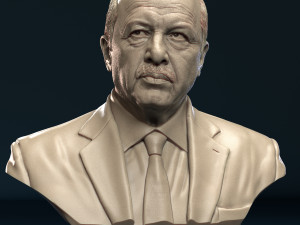 Recep Erdogan Modelo de Impressão 3D