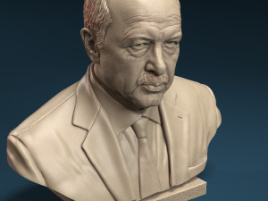 Recep Erdogan Modelo de Impressão 3D