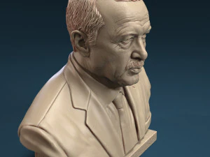 Recep Erdogan 3D Print Model