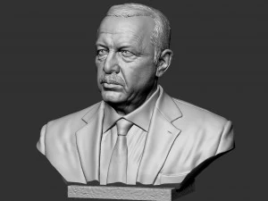 Recep Erdogan 3D Print Model